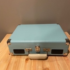 CROSLEY レコードプレイヤー　水色