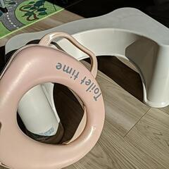 子供用　補助便座＆トイレ踏み台