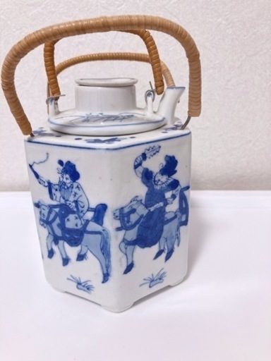 中華陶器セット（茶器・花瓶）値下げしました