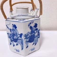 中華陶器セット（茶器・花瓶）値下げしましたの画像