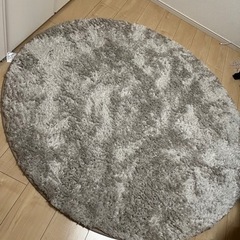 【セット】ラグ2種 スクエア/ラウンド グレージュ セットでお得！の画像