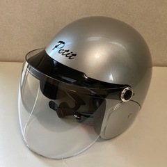 ジェットヘルメット 美品 シルバー