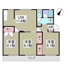 💙💙フリーレント1ヶ月付き😍敷礼０！《3LDK》船橋市🐻嬉しい追...