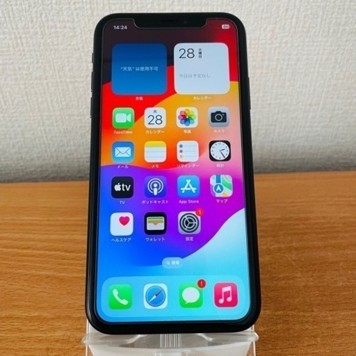 【値下不可】iPhoneXR　ブラック　SIMフリー　64GB 　バッテリー82%