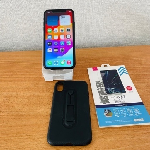 【値下不可】iPhoneXR　ブラック　SIMフリー　64GB 　バッテリー82%