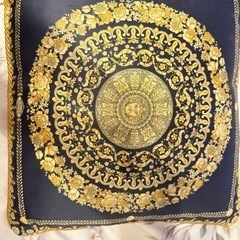 VERSACEヴェルサーチ バロックメデューサ柄 ベルベット生地 両面