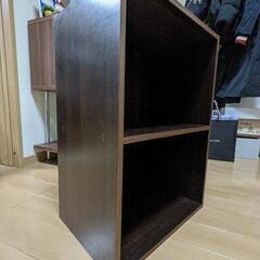 【12/15まで】木製カラーボックス　本棚の画像