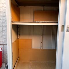 【引き取り限定】 中古 ◆ INB イナバ物置 スリムマン MGX-07B型　約25年間使用の画像