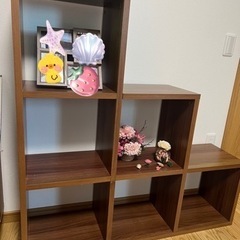 階段型カラーボックス