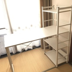 【お取引終了】Nitori システムデスクザッキー110 、(机のみ)