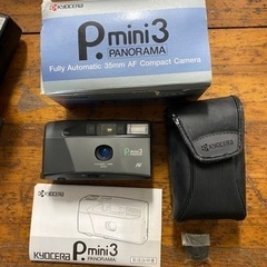 【動作確認済み】KYOCERA　P.mini 3 panorama コンパクトフィルムカメラの画像