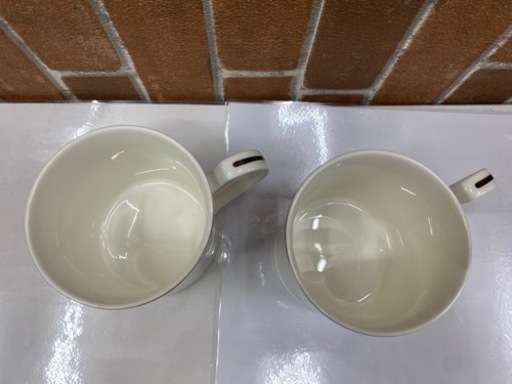 【愛品館 江戸川店】ティファニープラチナブルーバンド ペアマグ  ID:102-026451-007