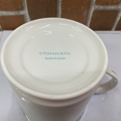 【愛品館 江戸川店】ティファニープラチナブルーバンド ペアマグ  ID:102-026451-007の画像