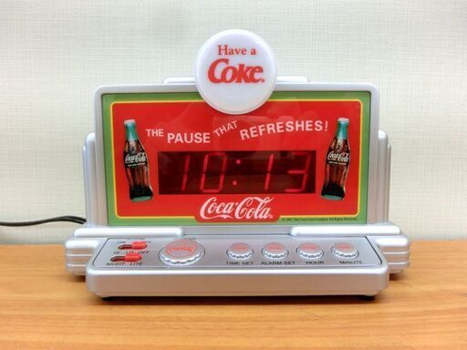 ■コカコーラ アラーム時計 目覚まし時計 デジタル時計 Have a Coke Coca-Cola コカ・コーラ 札幌 西区 西野店