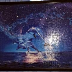 イルカのパズル完成品