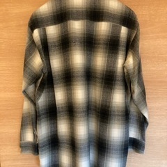 長袖　上着　チェック柄　ブラック（メンズ）の画像