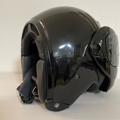 ハーレー　ヘルメット SHOEI フリップアップ 黒の画像