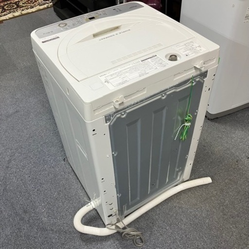 北海道　帯広　洗濯機　SHARP  シャープ ES-GE5C-W　5.5kg   白　ホワイト　simple&compact