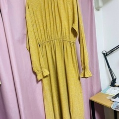 ehka sopo ワンピース 花柄 長袖