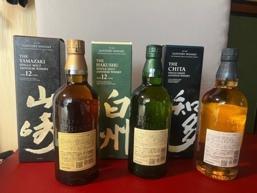 サントリー　山崎12年　白州12年　知多　