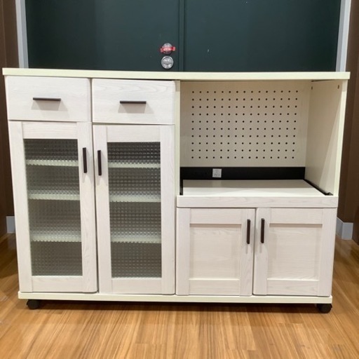 【トレファク神戸南店】キッチンカウンター　2枚扉【取りに来られる方限定】