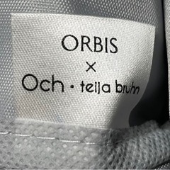 新品未使用 オルビス✖️オック・テイヤ ブルーン 限定コラボ ノベルティポーチ 青チェックの画像