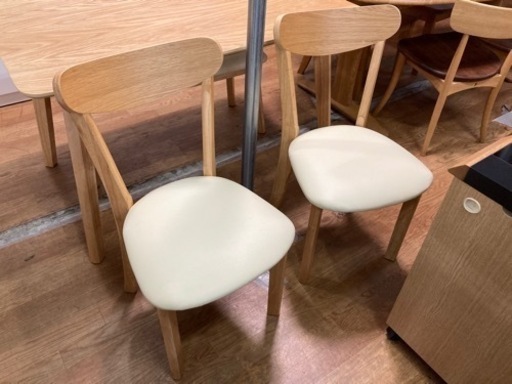 ダイニング4点セット 幅120cm 木目 中古
