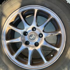 215/65/R16 スタッドレスタイヤホイール4本セット ヴェルファイアに