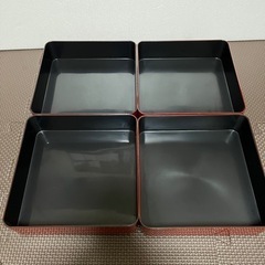 [まだあります]お重箱 ４段 16.5×16.5×19.5の画像