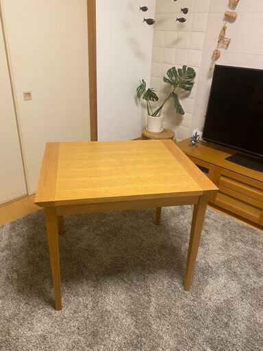 【大塚家具】伸縮テーブル（収納タイプ）