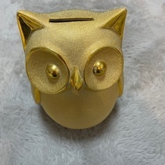 お譲り先決定 ふくろう 貯金箱