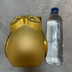 お譲り先決定 ふくろう 貯金箱の画像