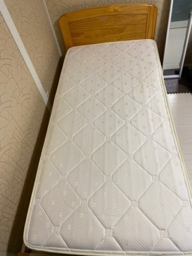【決定済】シングルベッド&マットレス