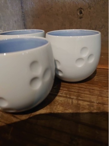 白山陶器  コップ5個セット  美品