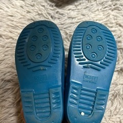 ゾウさん柄長靴　15cmの画像