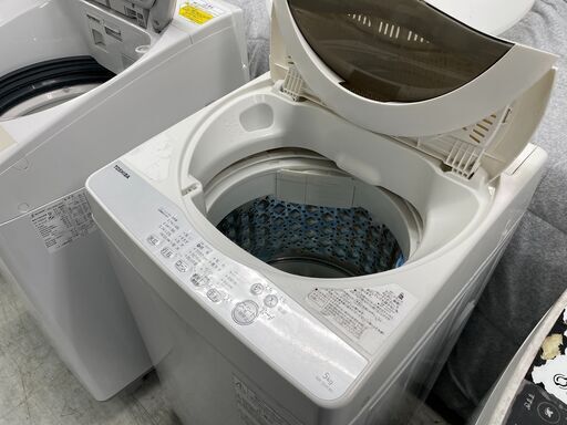 洗濯機の分解クリーニング行っています！配送設置込み　東芝5.0K洗濯機　2018年製　分解クリーニング済み！！