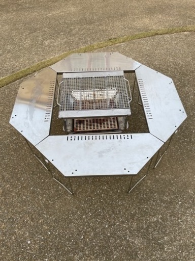  peak 焚火台L ジカロテーブルST-050 グリルブリッジL 焼アミPro.L セットでのお取引（焚き火で1回使用）