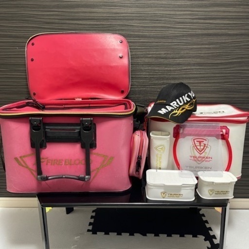 バッカン、小物、ライブウェル、キャップ