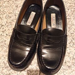 ハルタ ローファー 黒23.5