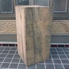 リンゴ箱　アウトドア　キャンプ　リメイク　収納　の画像