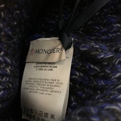 モンクレール　ニット帽　新品未使用　値下げの画像