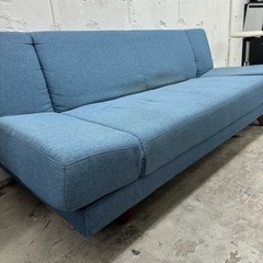 【無料】12/8まで！3人掛けソファベット　デニム色　の画像