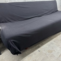 【無料】12/8まで！3人掛けソファベット　デニム色　の画像