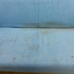 【無料】12/8まで！3人掛けソファベット　デニム色　の画像