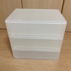 無印　収納ケース　引き出しの画像