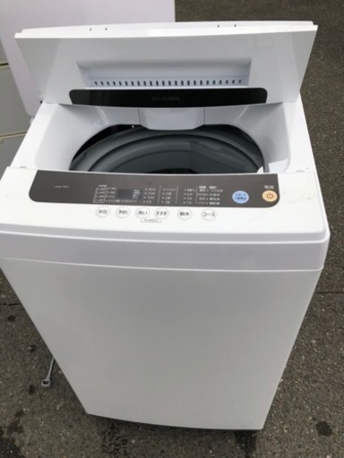 北九州市内配送無料　保証付き　2020年式　アイリスオーヤマ 上面 洗濯機 6kg 全自動 1人暮らし まとめ洗い 毛布 部屋干し お