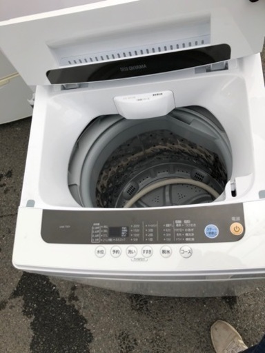 北九州市内配送無料　保証付き　2020年式　アイリスオーヤマ 上面 洗濯機 6kg 全自動 1人暮らし まとめ洗い 毛布 部屋干し お