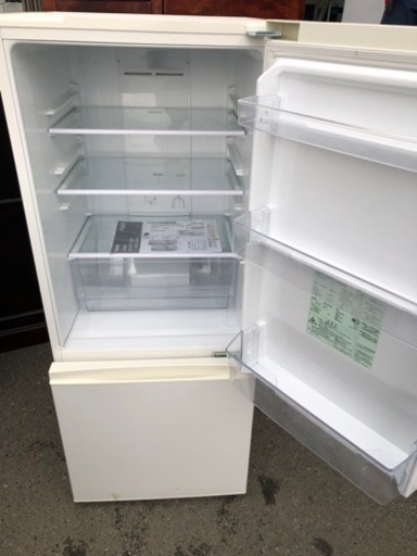 北九州市内配送無料　保証付き　2019年式　AQR-16H-W 冷蔵庫 ミルク [2ドア /右開きタイプ /157L]