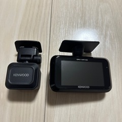 ケンウッド　DRV-MR745 ドライブレコーダー 前後2カメラ　美品　の画像