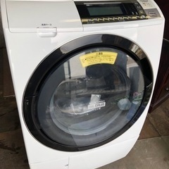 福岡市内配送設置無料　日立 HITACHI BD-S8700L-W [ビッグドラムスリム ななめ型ドラム式洗濯乾燥機（10.0kg） 左開き 自動お掃除搭載 ピュアホワイト]